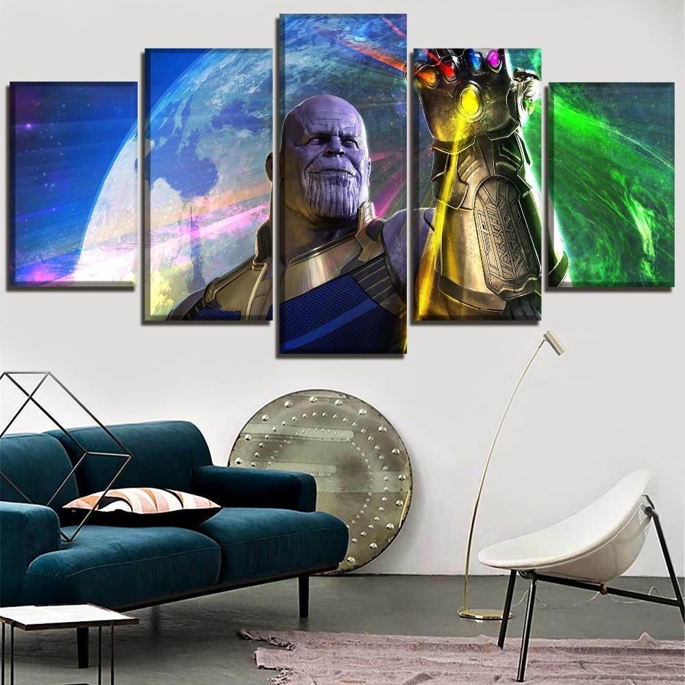 Josh Brolin Thanos Marvel Canvas Wall Art
