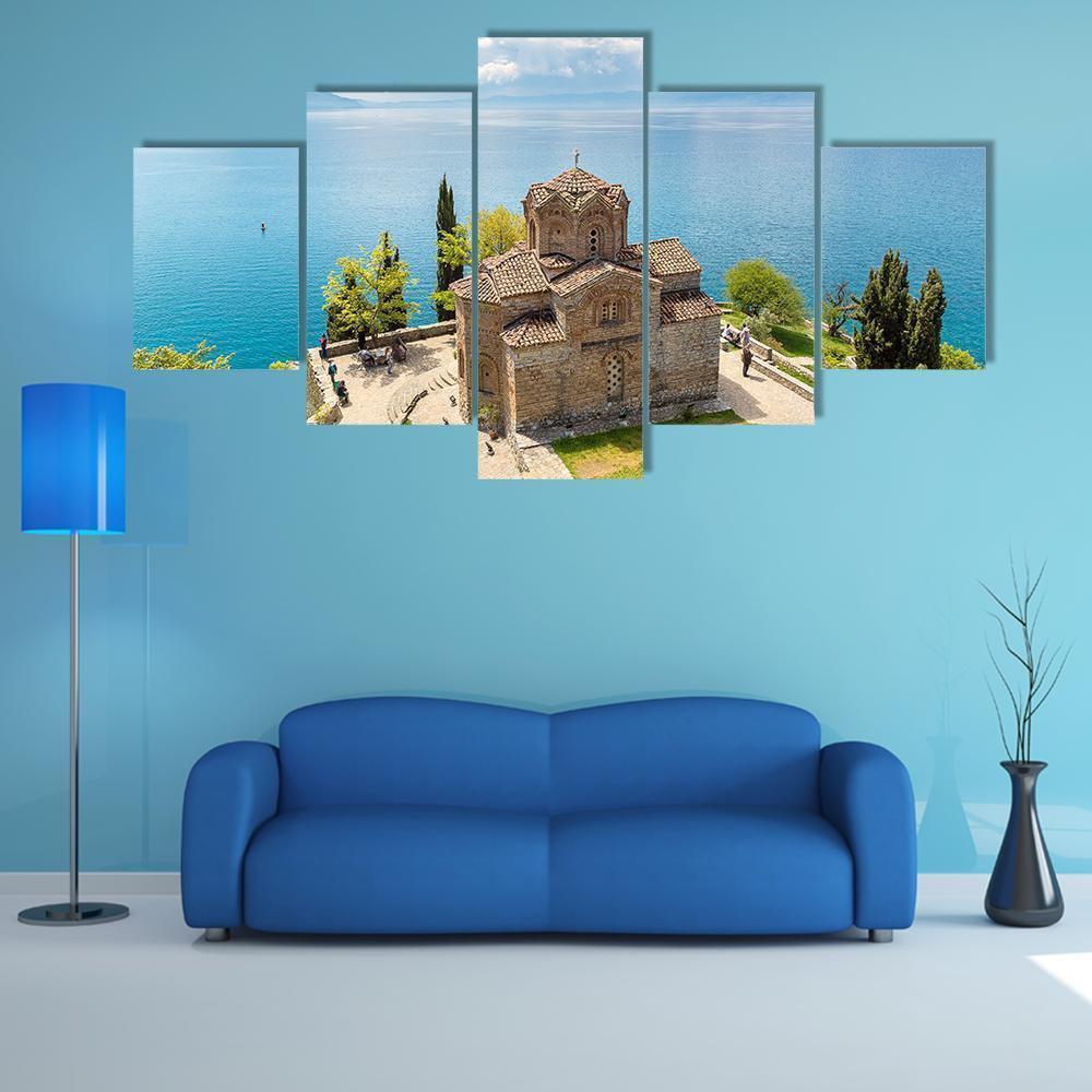 Jovan Kaneo Church In Ohrid Nature Canvas Wall Art