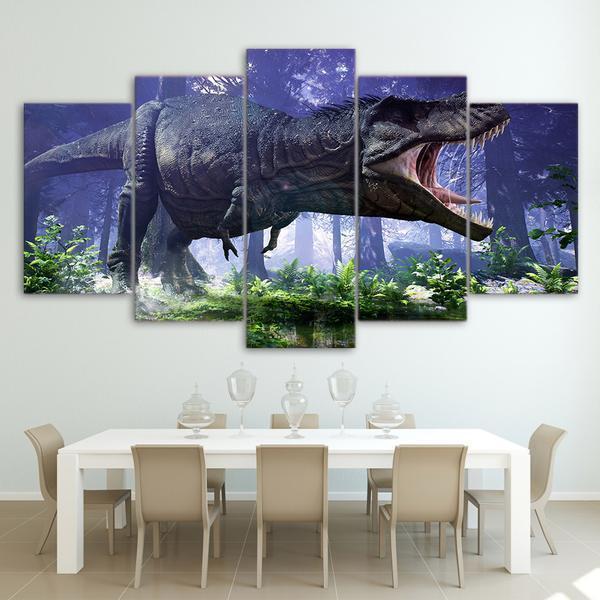 Jurassic Park Dinosaurs Movie Canvas Wall Art