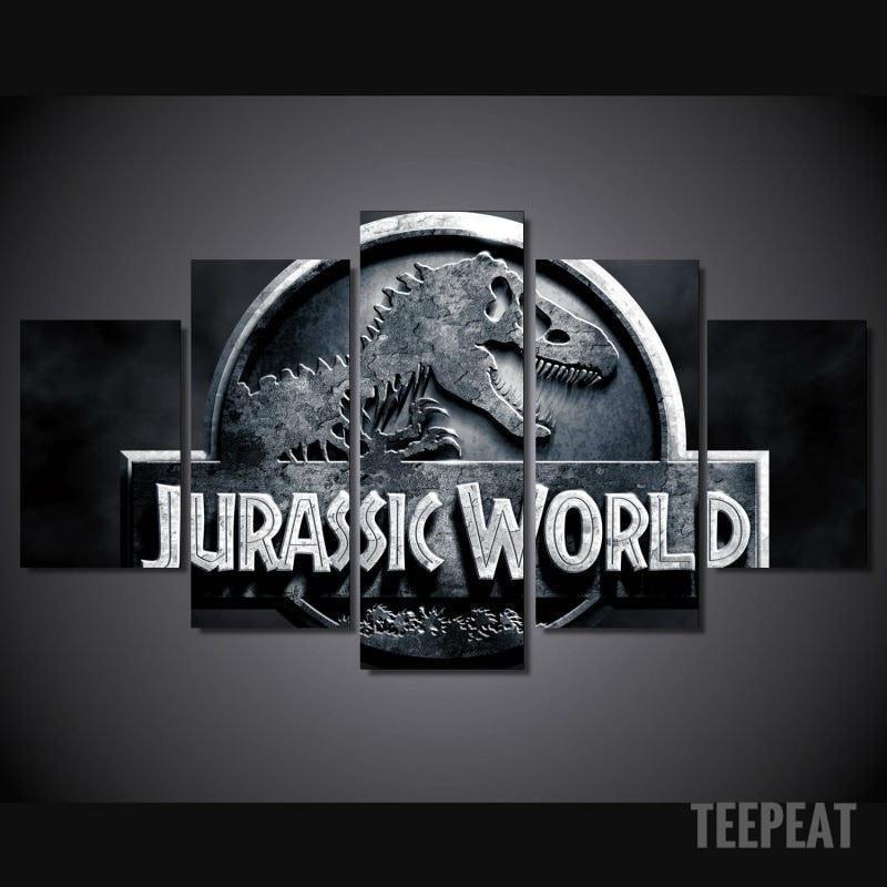 Jurassic Park Movie Canvas Wall Art