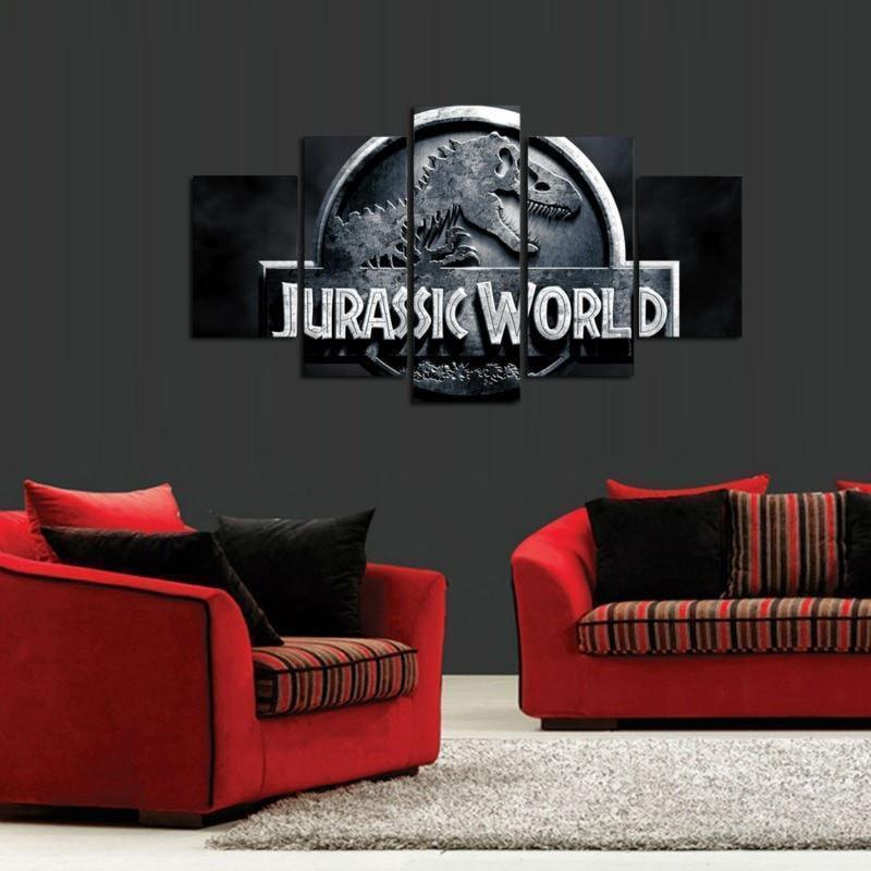 Jurassic Park Movie Canvas Wall Art