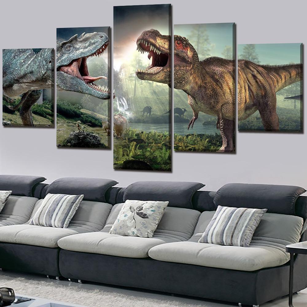 Jurassic World 2 Dinosaurs  Canvas Wall Art
