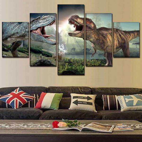 Jurassic World 2 Dinosaurs Movie Canvas Wall Art