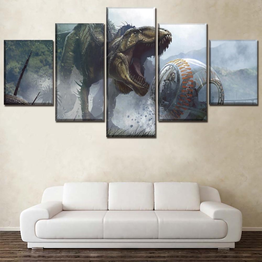 Jurassic World Evolution Canvas Wall Art