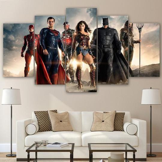 Justice League 2 DC Canvas Wall Art