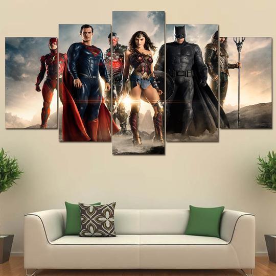 Justice League 2 DC Canvas Wall Art