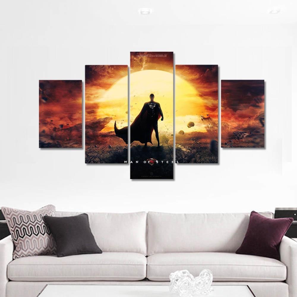 Justice League Superman DC Canvas Wall Art