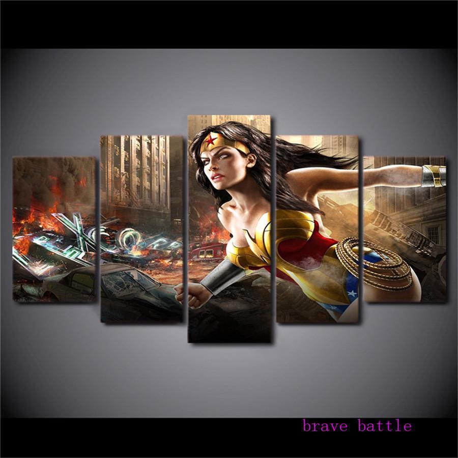 Justice League Wonder Woman DC Canvas Wall Art
