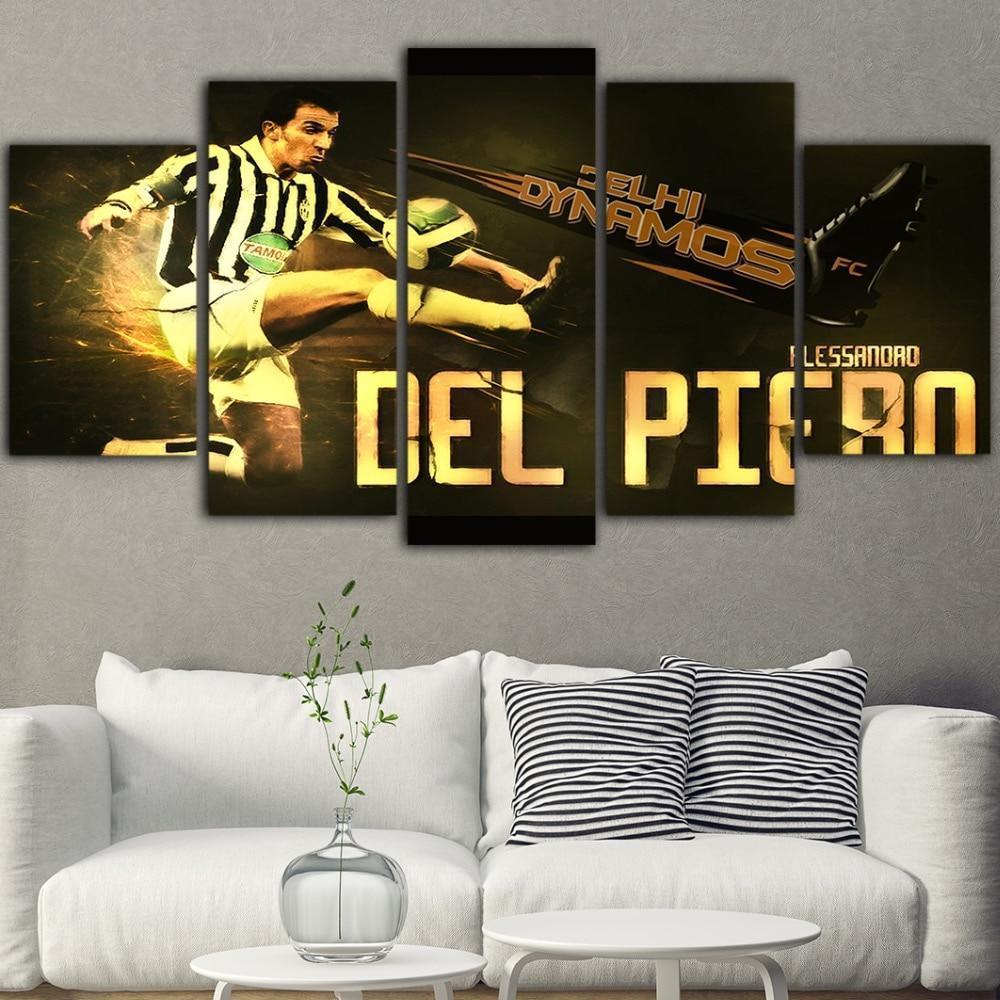 Juventus Del Piero Sport Canvas Wall Art