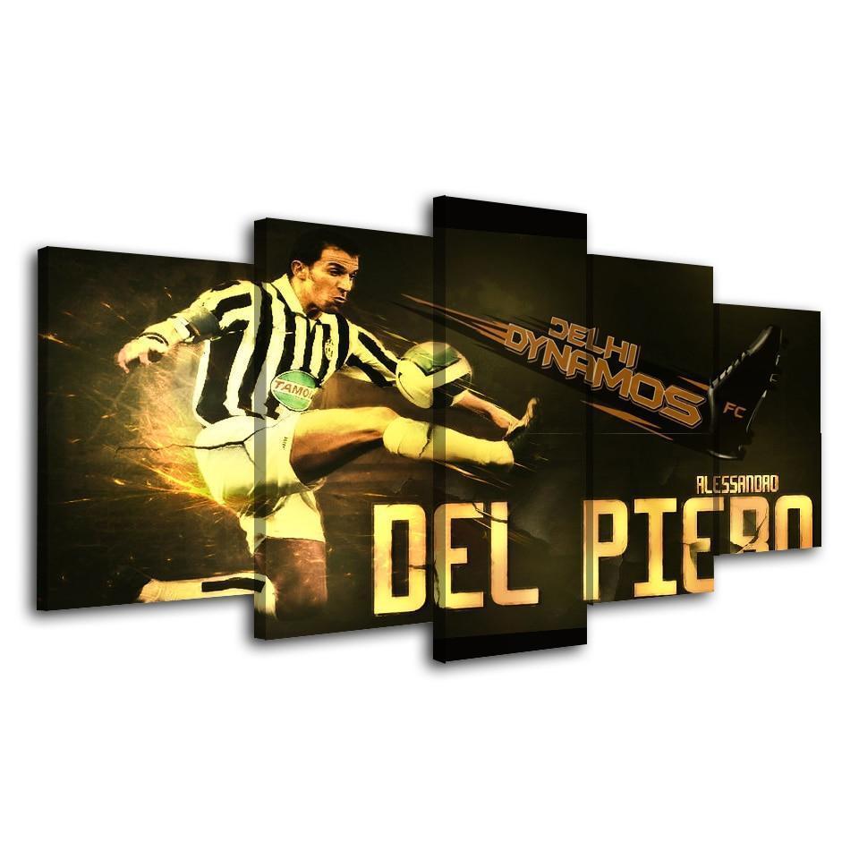 Juventus Del Piero Sport Canvas Wall Art