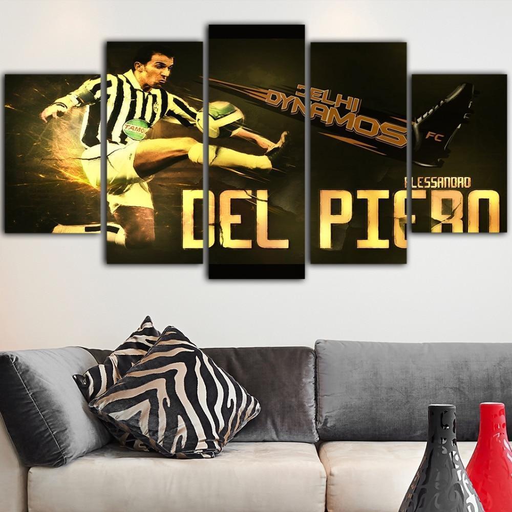 Juventus Del Piero Sport Canvas Wall Art