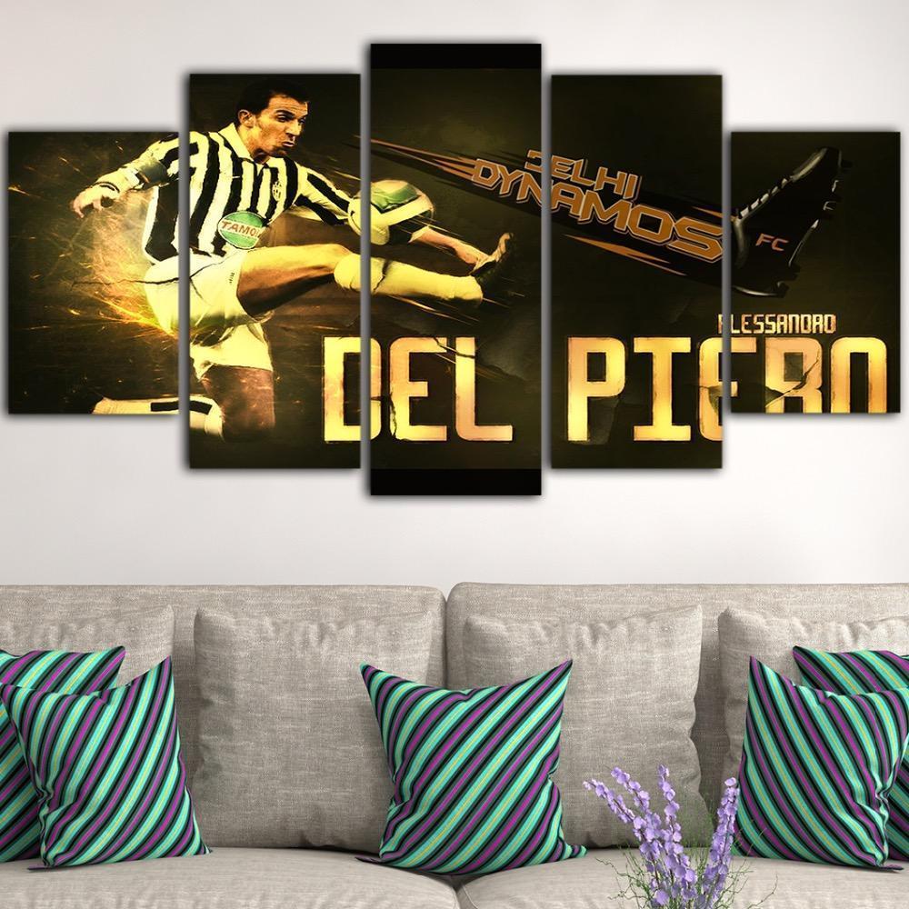 Juventus Del Piero Sport Canvas Wall Art