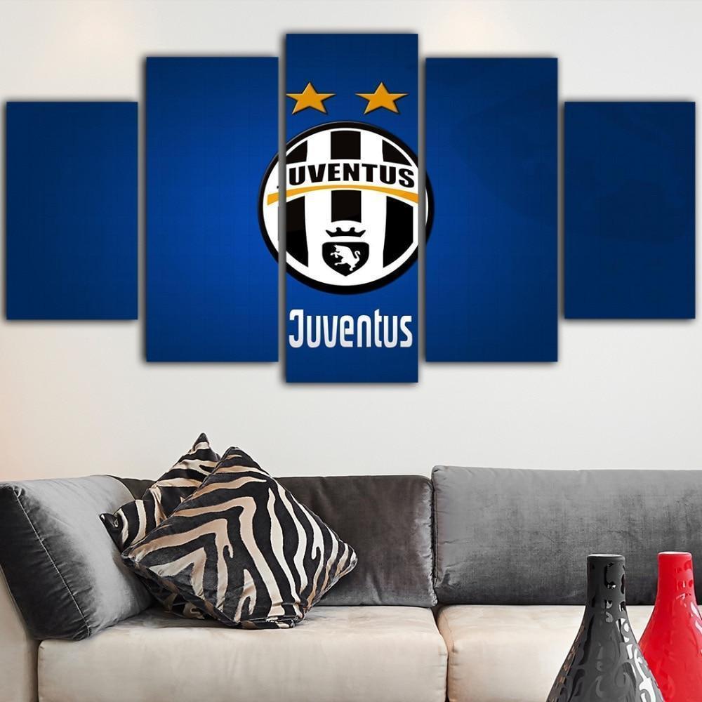Juventus Logo Sport Canvas Wall Art
