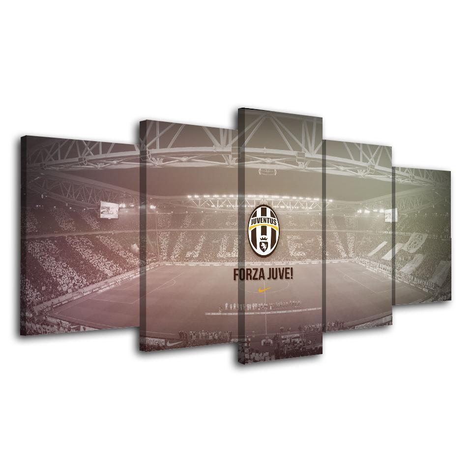 Juventus Logo v2  Sport Canvas Wall Art