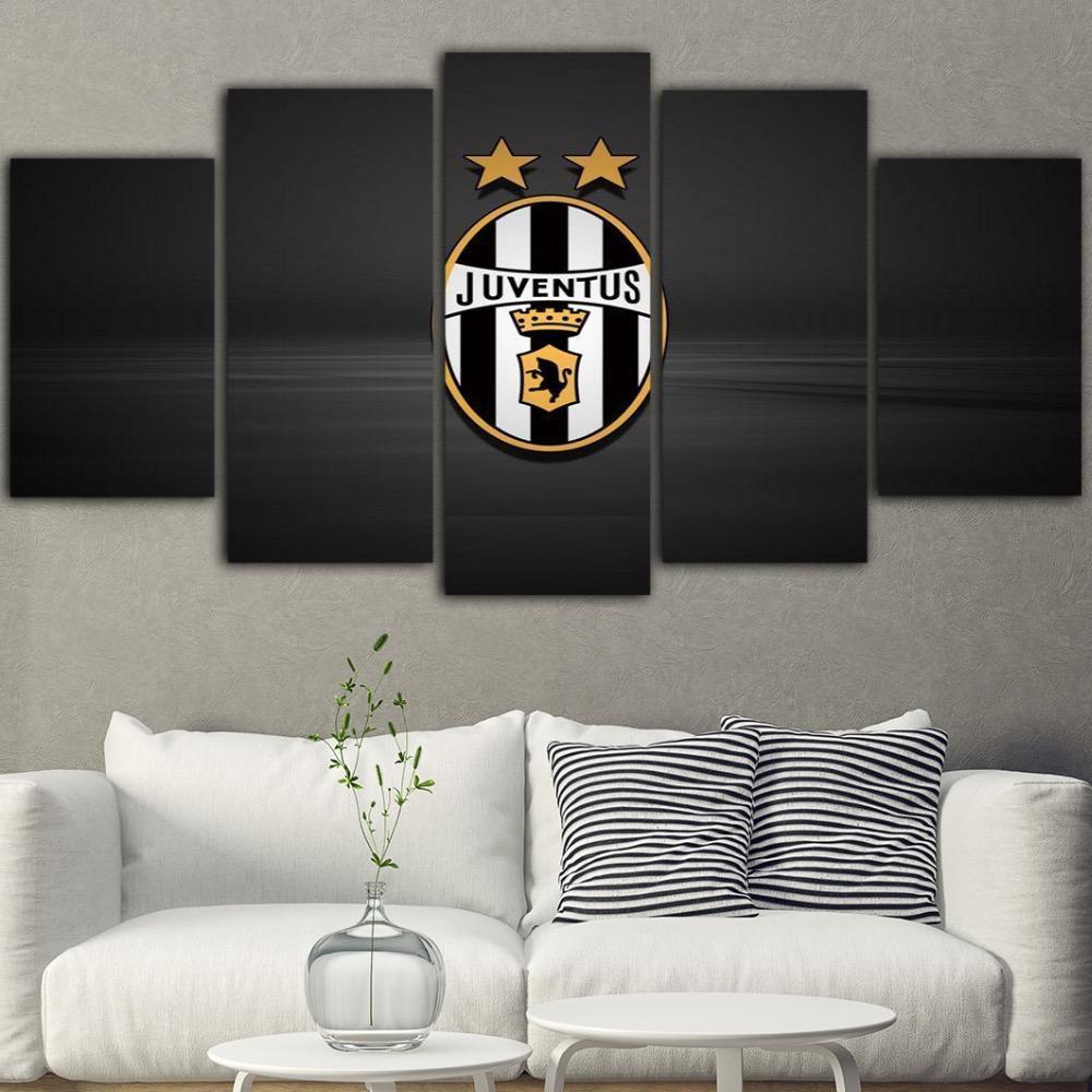 Juventus Logo v3  Sport Canvas Wall Art