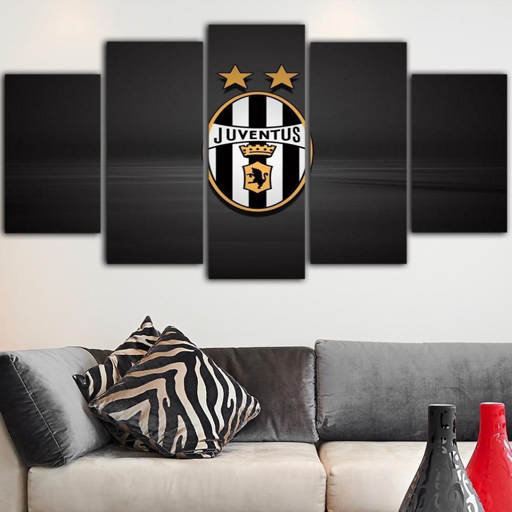 Juventus Logo v3  Sport Canvas Wall Art