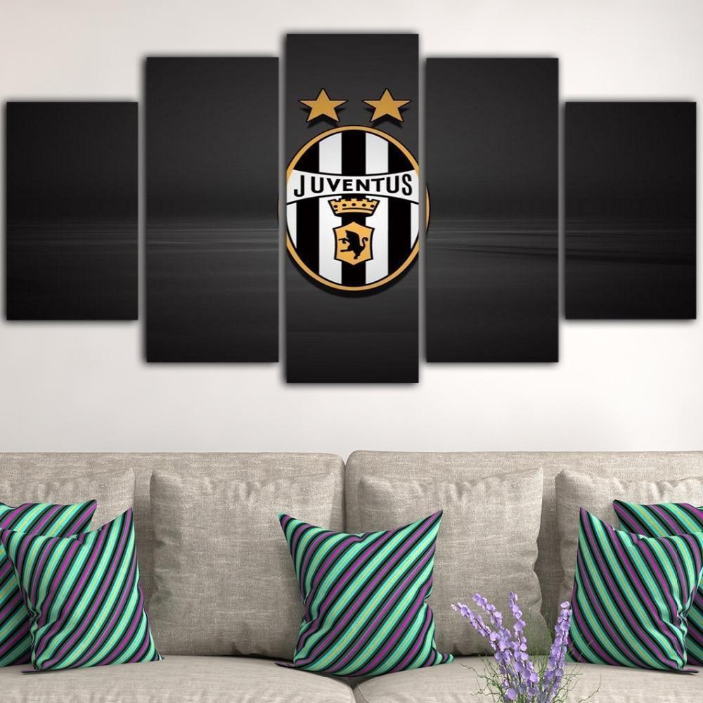 Juventus Logo v3  Sport Canvas Wall Art