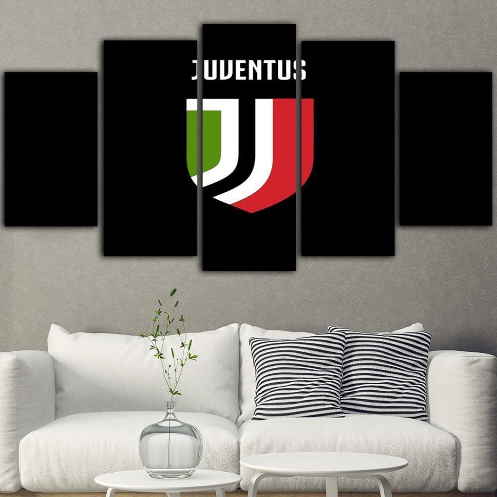 Juventus Logo v4 Sport Canvas Wall Art