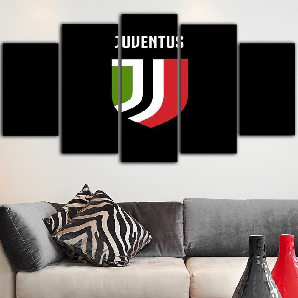 Juventus Logo v4 Sport Canvas Wall Art