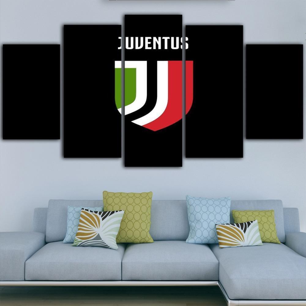 Juventus Logo v4 Sport Canvas Wall Art