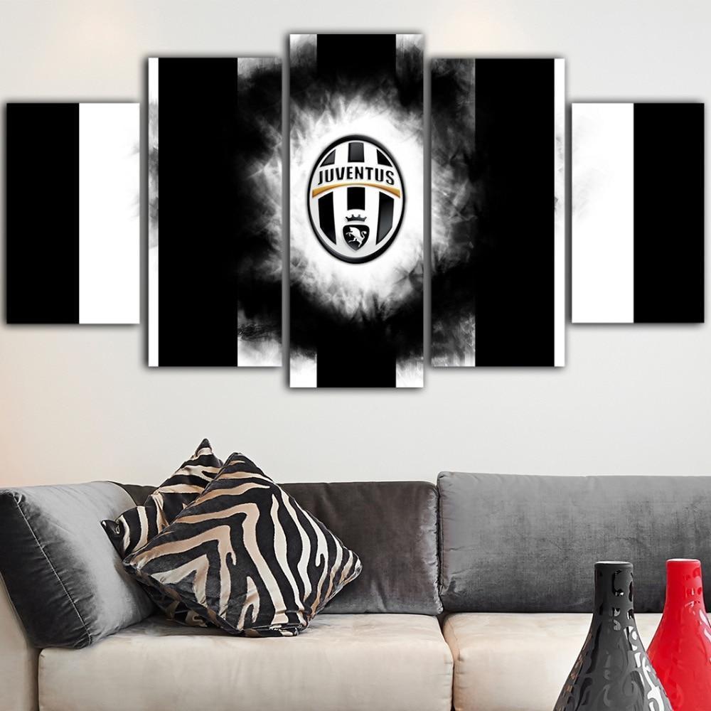 Juventus Logo v5 Sport Canvas Wall Art