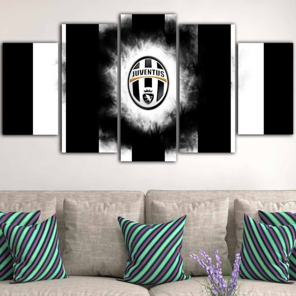 Juventus Logo v5 Sport Canvas Wall Art