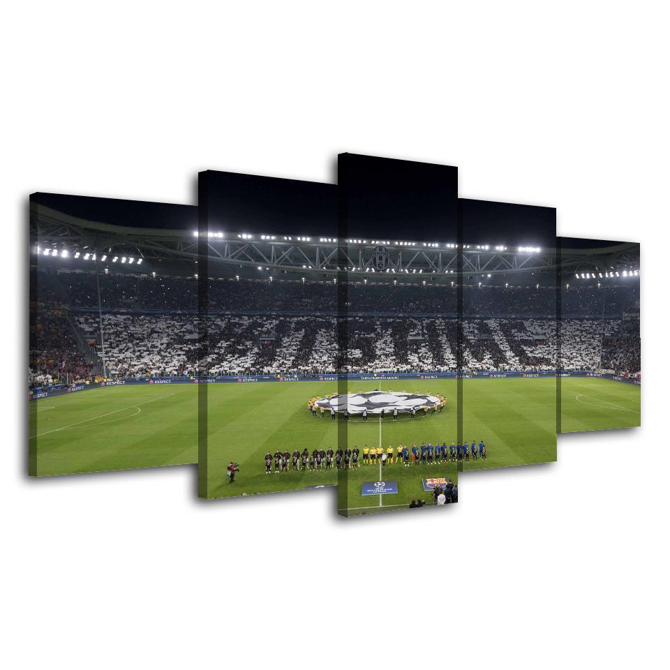 Juventus Stadium Champion League  Sport Canvas Wall Art