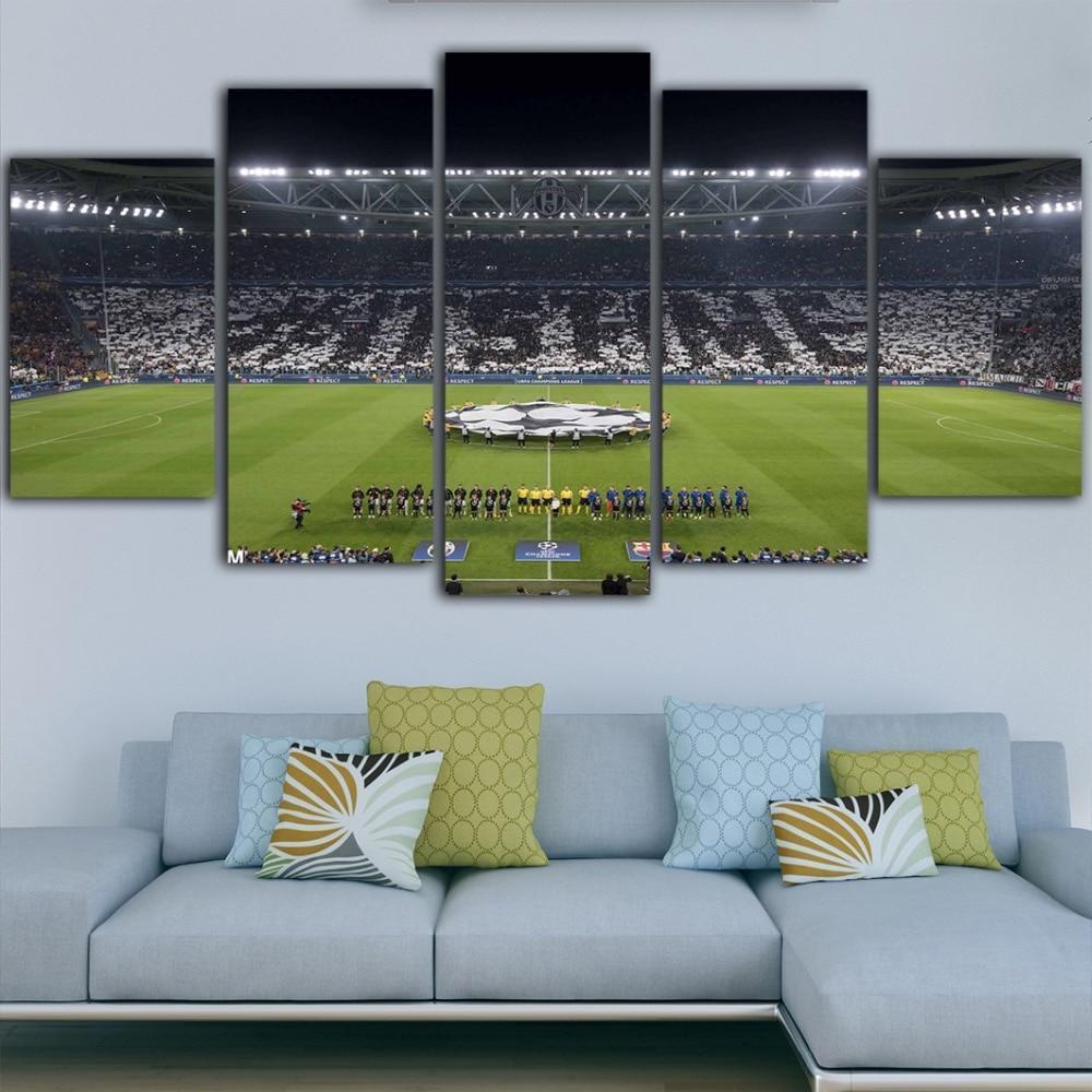 Juventus Stadium Champion League  Sport Canvas Wall Art