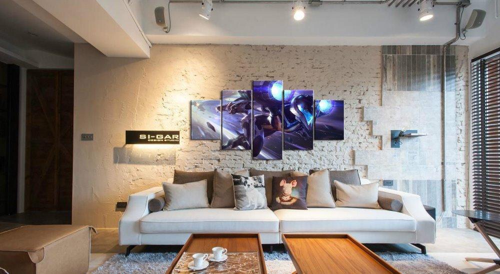 LOL League Of Legends Kai'Sa 4 Game Canvas Wall Art
