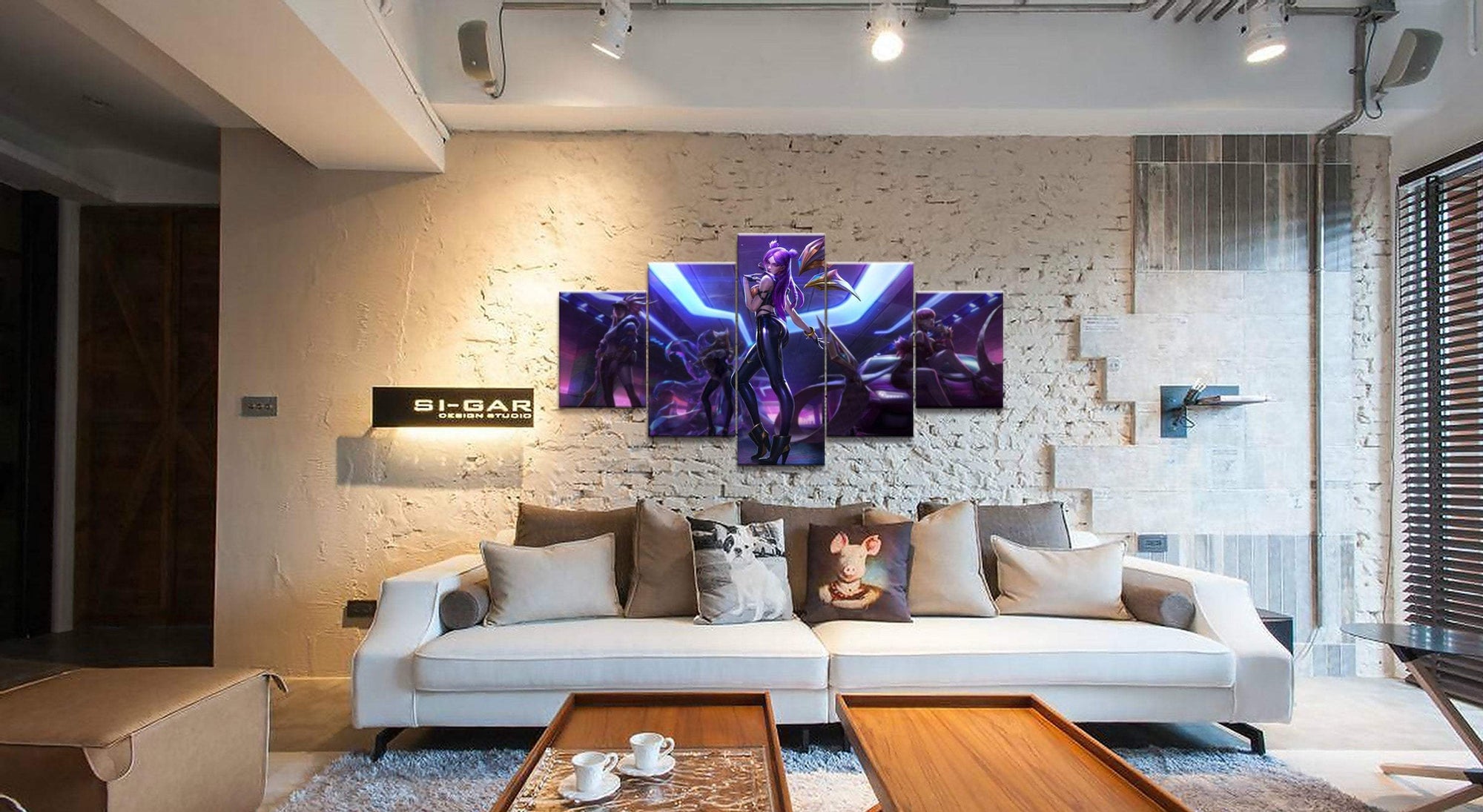 LOL League Of Legends Kai'Sa Game Canvas Wall Art