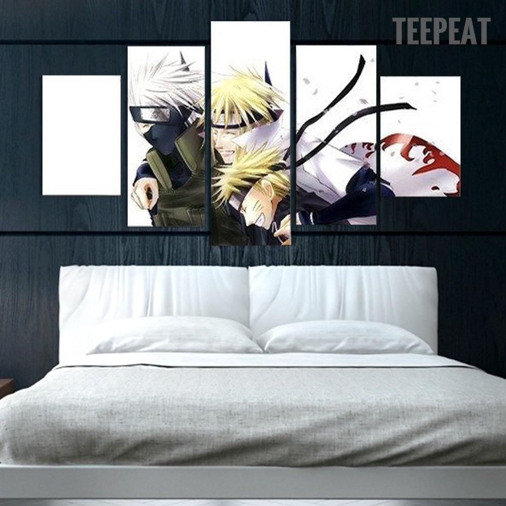 Kakashi And Minato Of Naruto Anime Canvas Wall Art