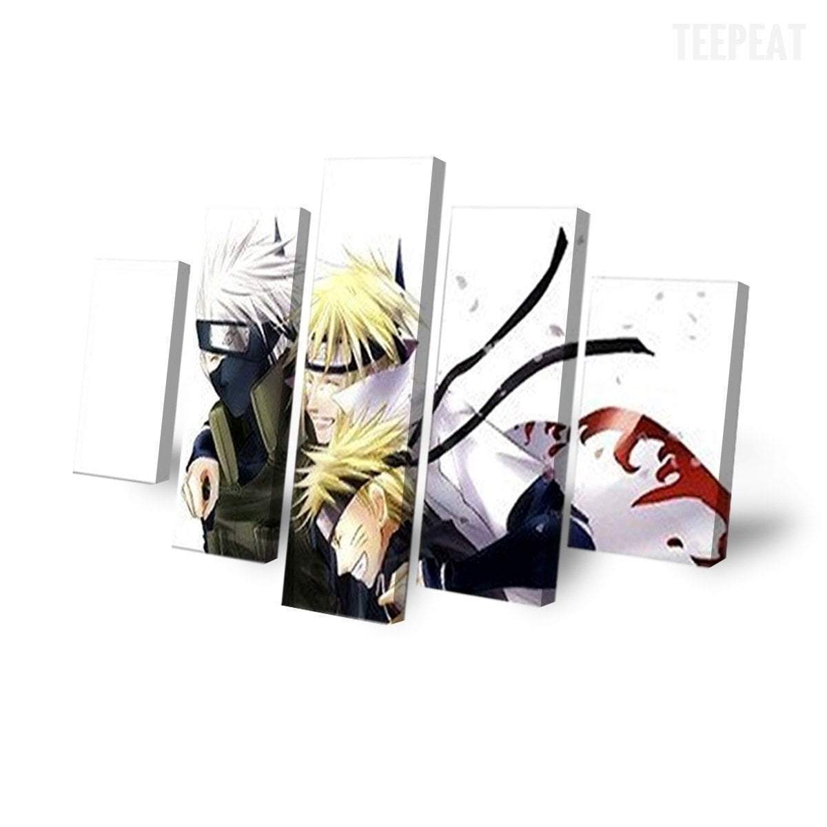 Kakashi And Minato Of Naruto Anime Canvas Wall Art
