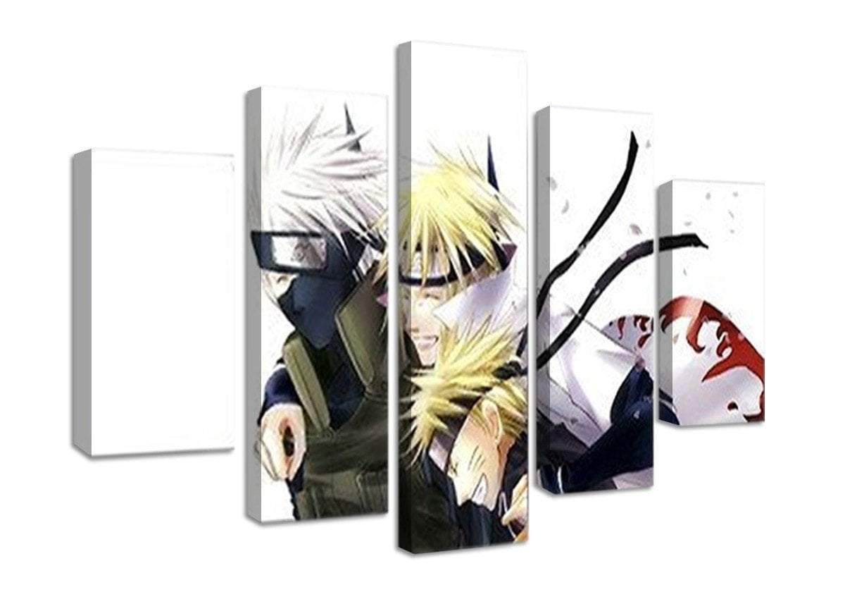 Kakashi And Minato Of Naruto Anime Canvas Wall Art