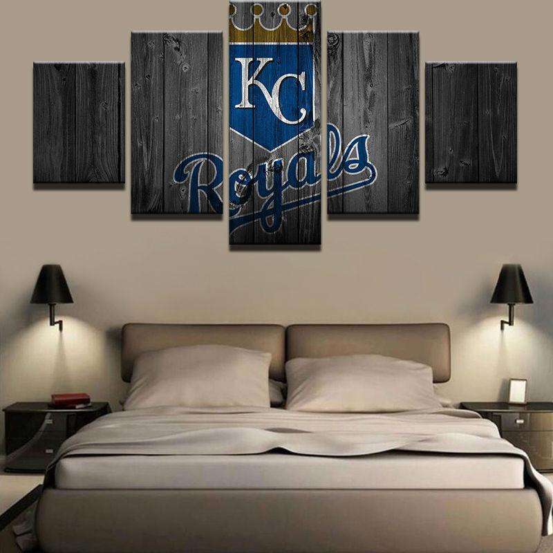 Kansas City Royals  Baseball Canvas Wall Art