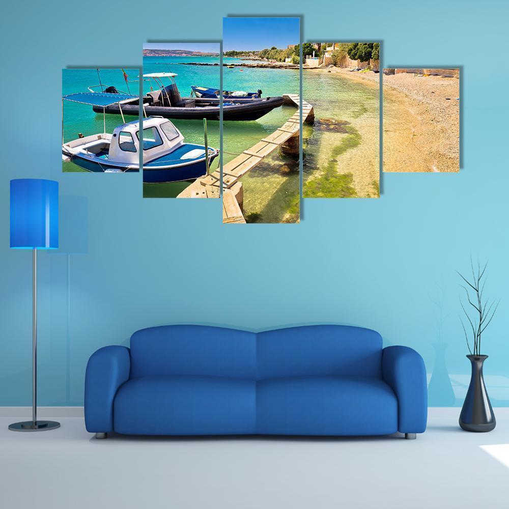 Kastel Stafilic Turquoise Beach View Nature Canvas Wall Art