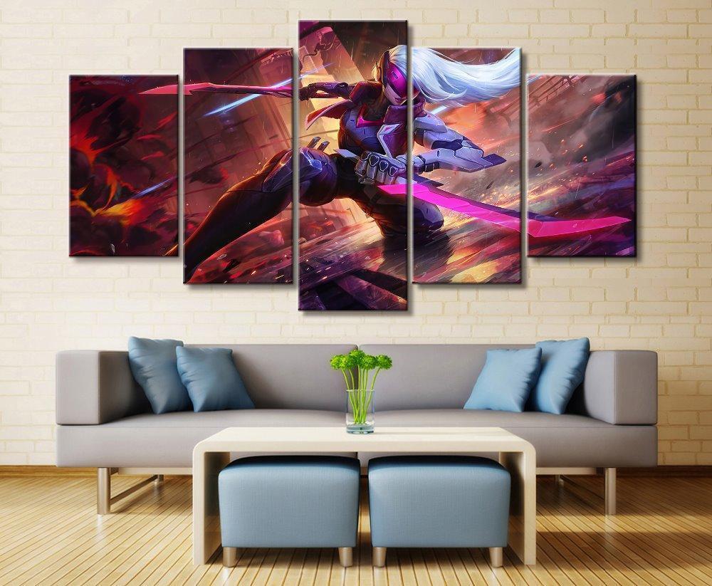 LOL League Of Legends Katarina 2 Game Canvas Wall Art