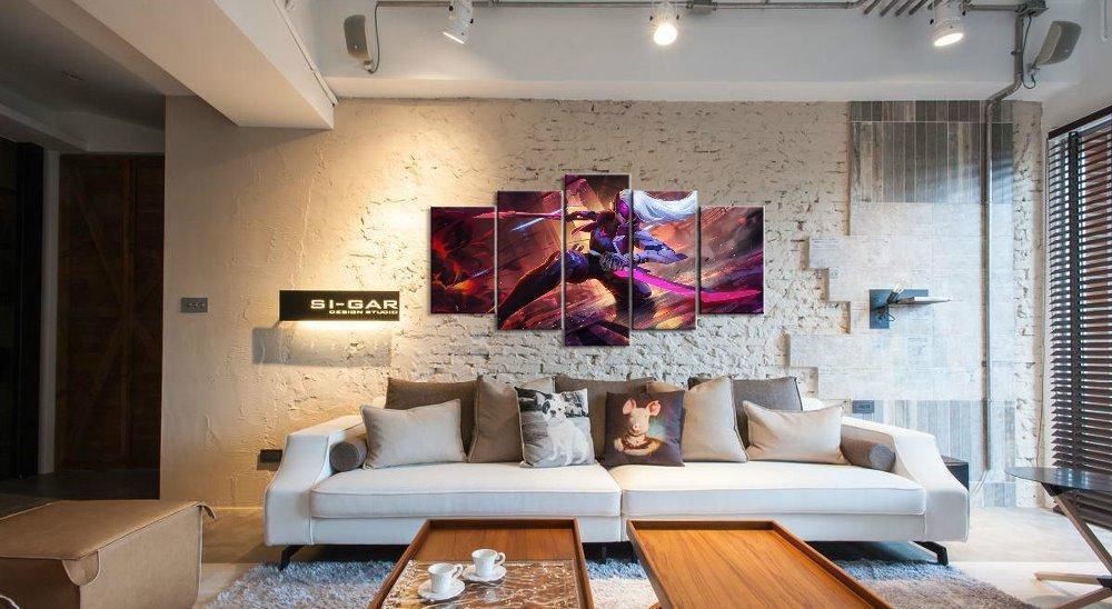 LOL League Of Legends Katarina 2 Game Canvas Wall Art