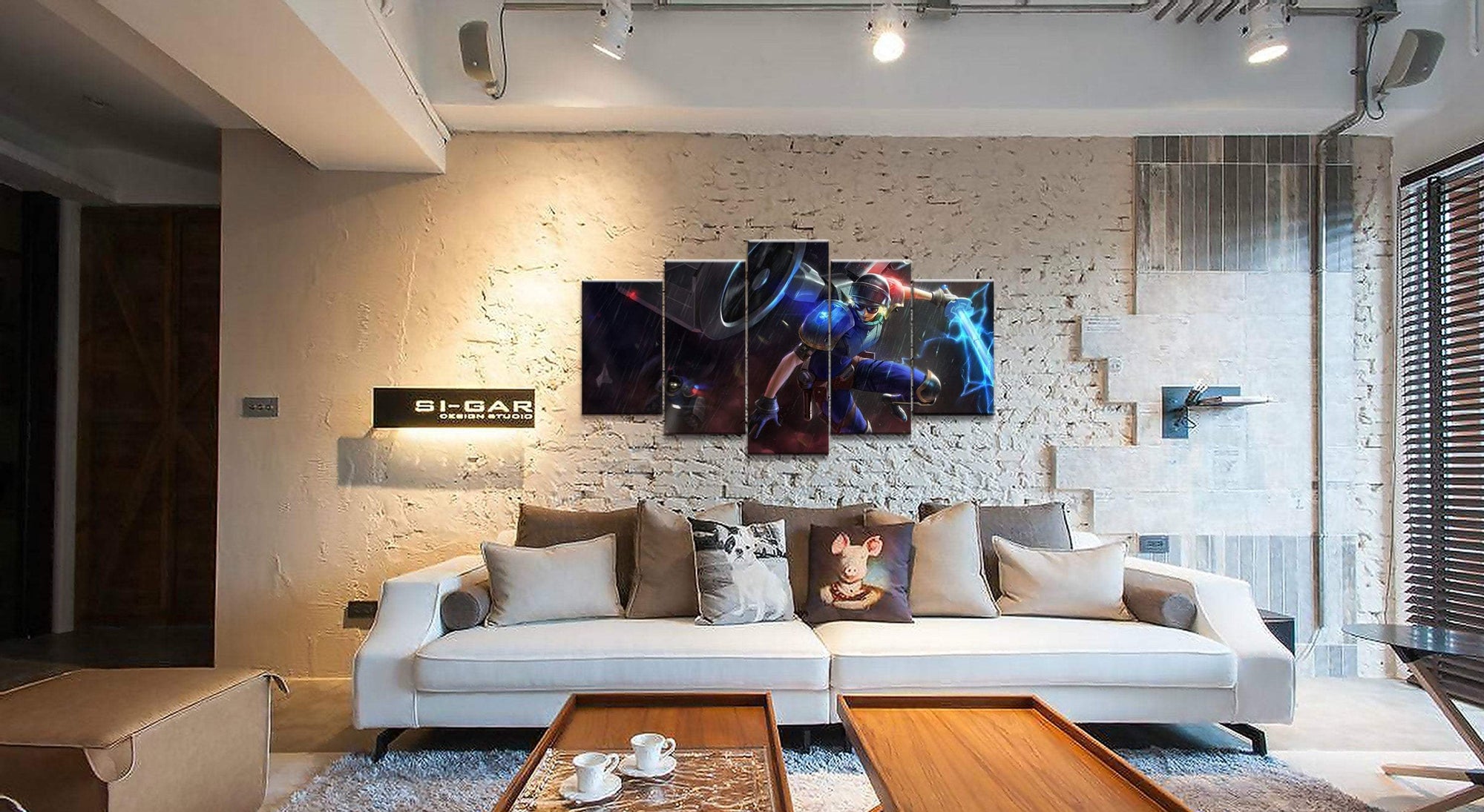 LOL League Of Legends Kayle 2 Gaming Canvas Wall Art
