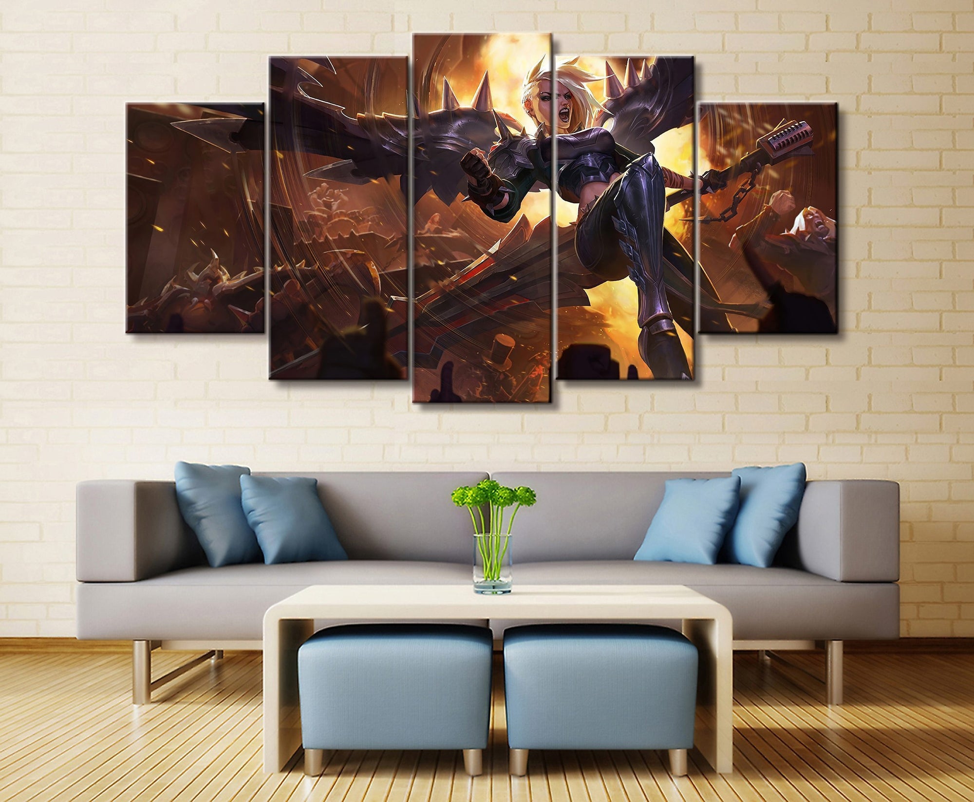 LOL League Of Legends Kayle Gaming Canvas Wall Art