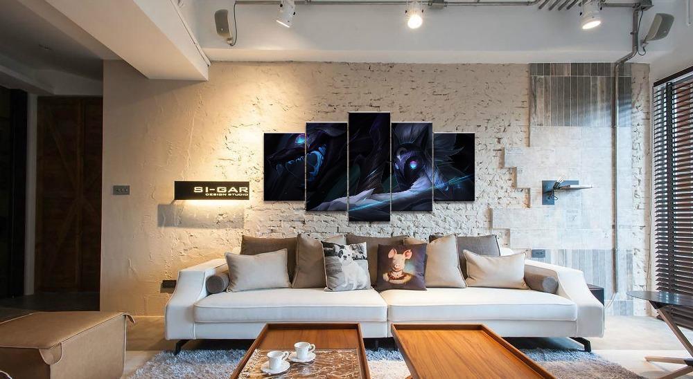 LOL League Of Legends Kindred 4 Gaming Canvas Wall Art