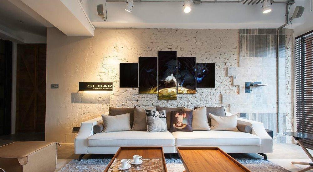 LOL League Of Legends Kindred Game Canvas Wall Art