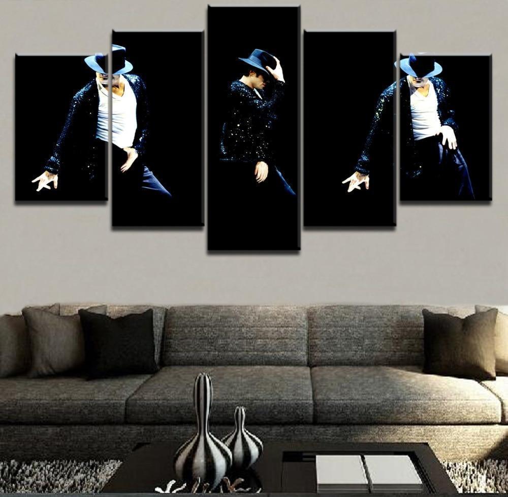 King of Pop Michael Jackson Celebrity Canvas Wall Art