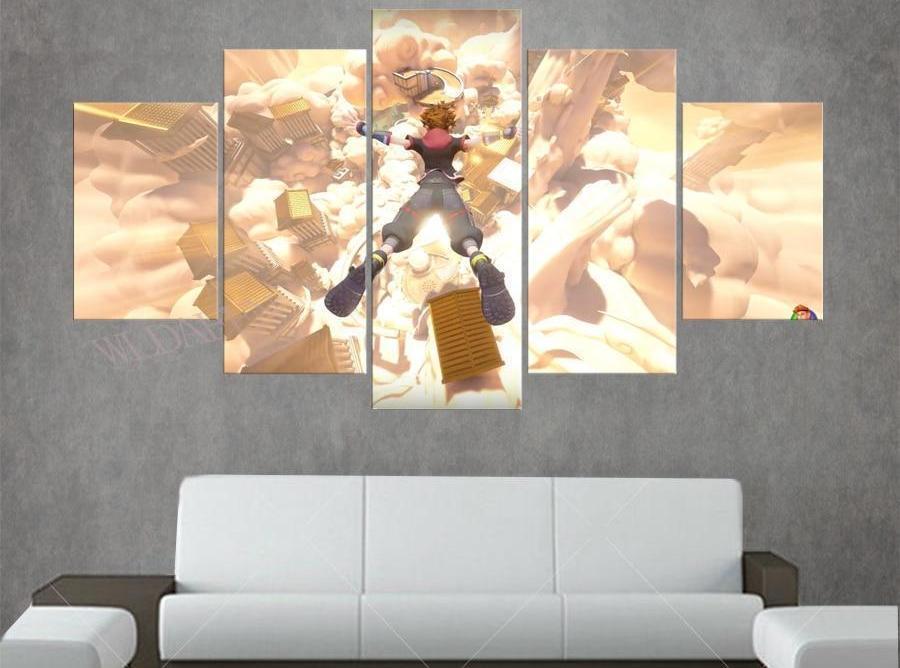 Kingdom Hearts Poster 1 Gaming Canvas Wall Art