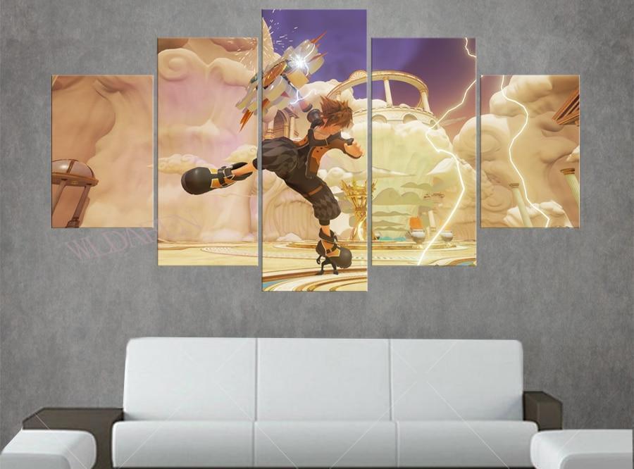 Kingdom Hearts Sora Poster 1 Gaming Canvas Wall Art