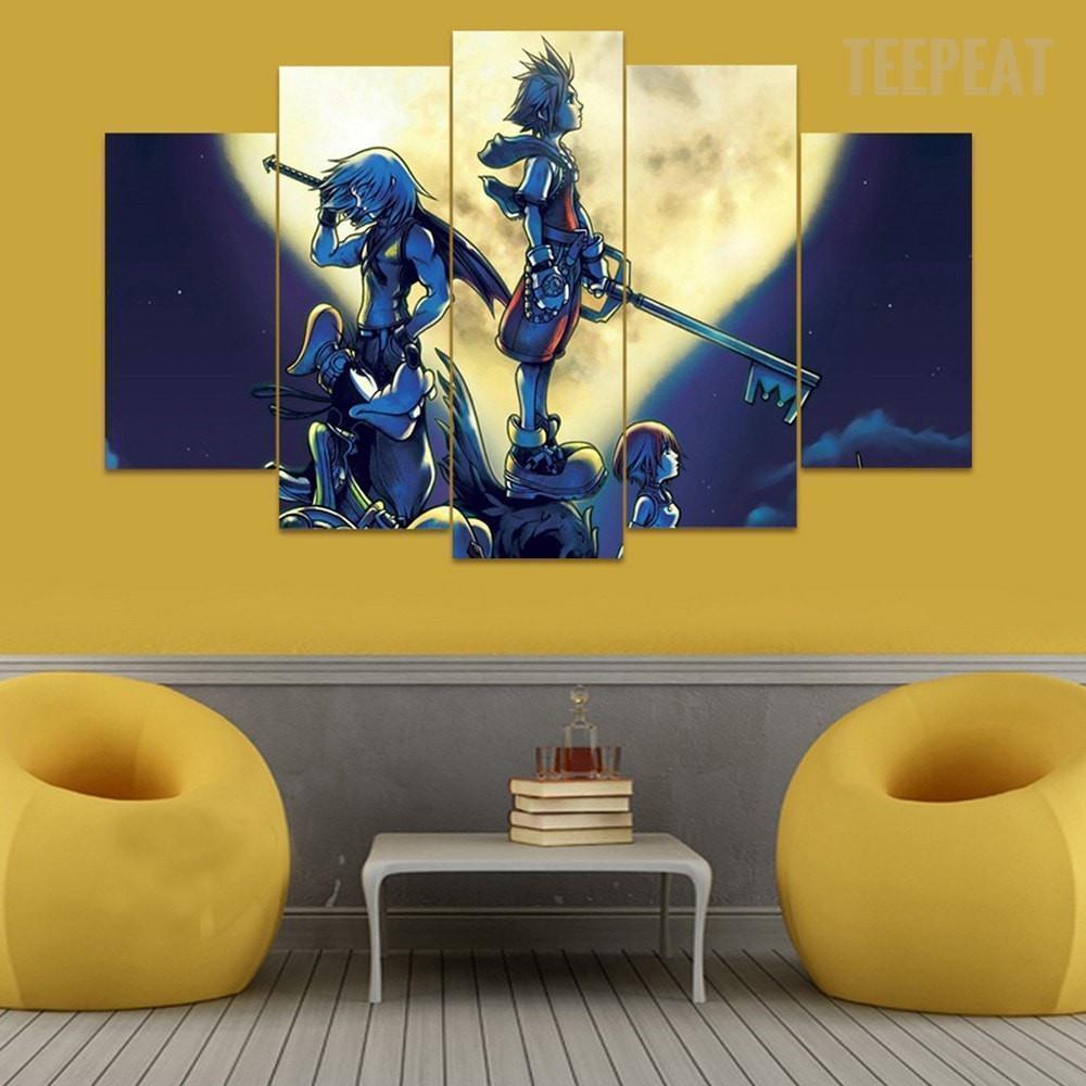 Kingdom Hearts V3 Anime Canvas Wall Art