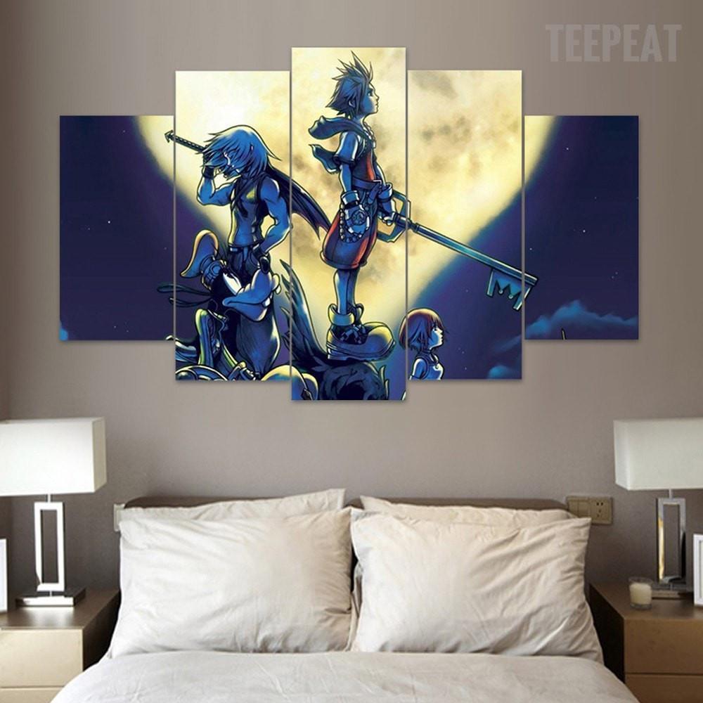 Kingdom Hearts V3 Anime Canvas Wall Art