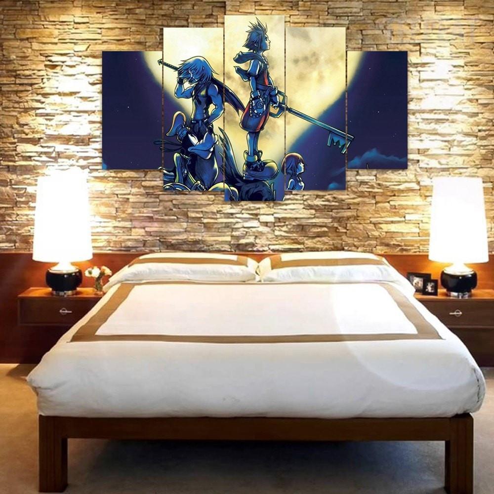 Kingdom Hearts V3 Anime Canvas Wall Art