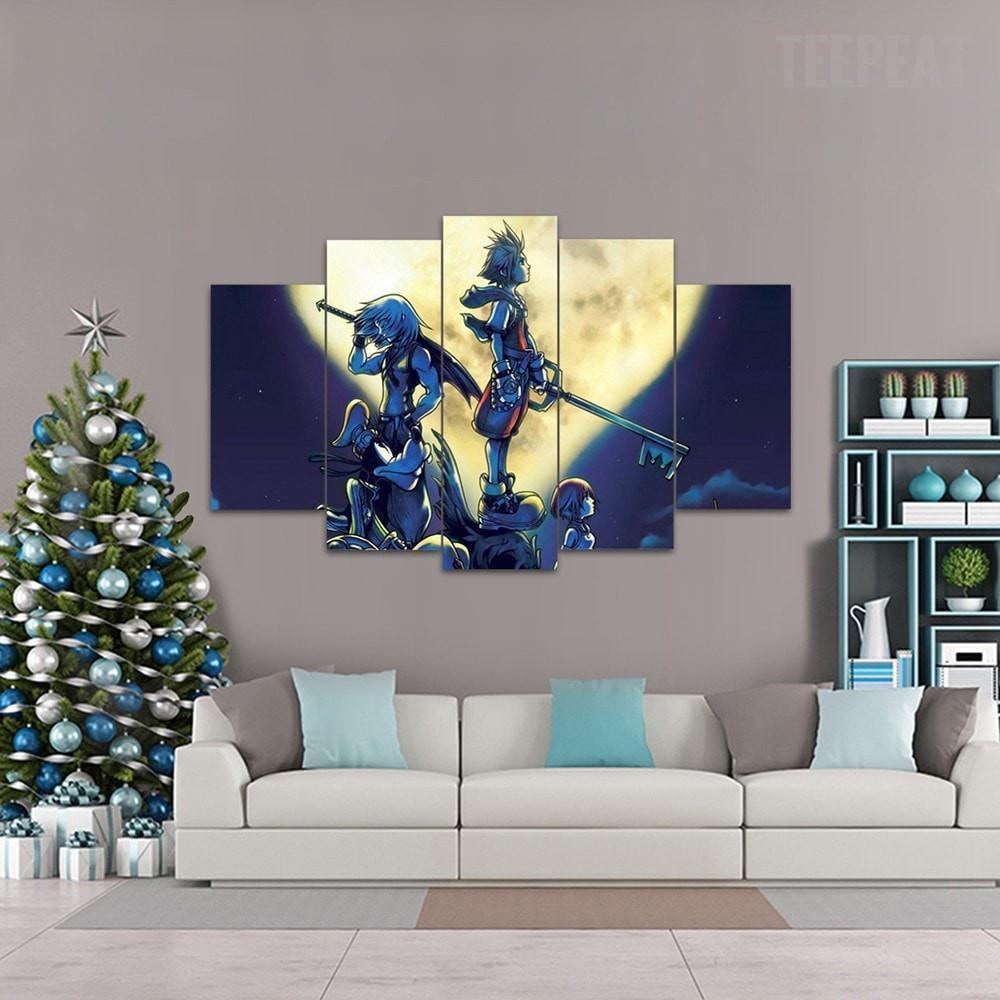 Kingdom Hearts V3 Anime Canvas Wall Art
