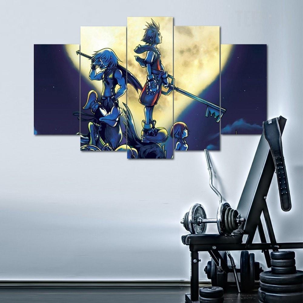 Kingdom Hearts V3 Anime Canvas Wall Art