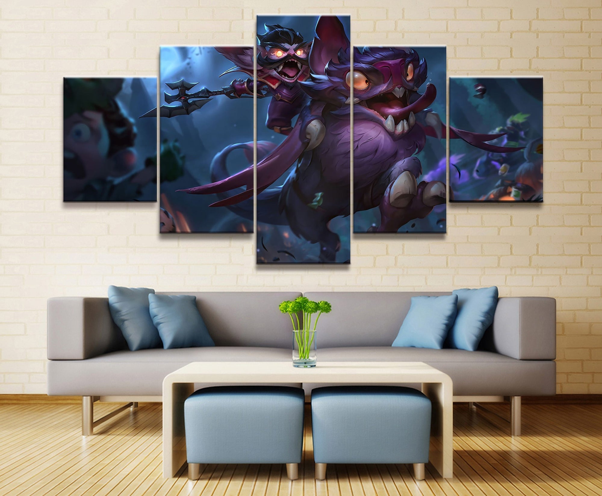 LOL League Of Legends Kled Game Canvas Wall Art